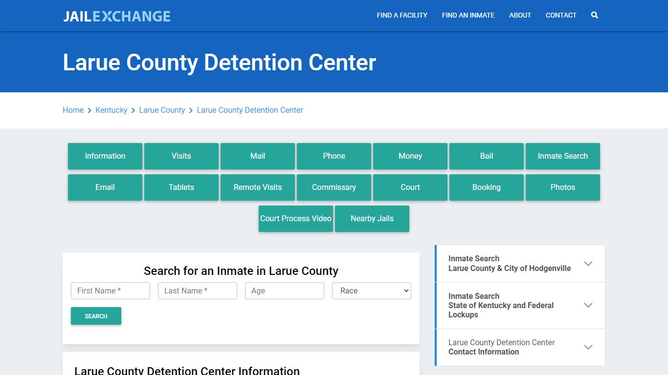 Larue County Detention Center - Jail Exchange